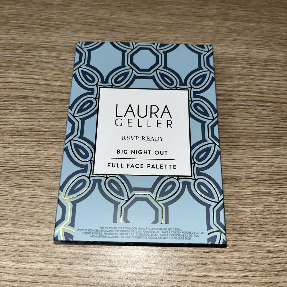 Laura Geller RSVP-Ready Big Night Out Full Face Palette Eyeshadow Blush Lip NEW
